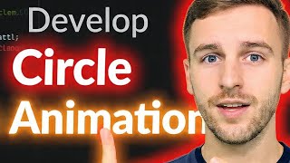 How to Build Circle Animation Using HTML CSS and JavaScript step by step tutorial #coding