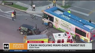 Miami-Dade transit bus involved in crash