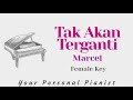 Tak akan Terganti - Marcel (Female Karaoke) - Piano Instrumental Cover