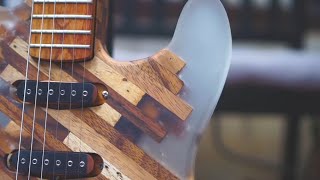 Scrap Wood Guitar and Epoxy Resin - Full Guitar Build Pinoy Guitar Builder