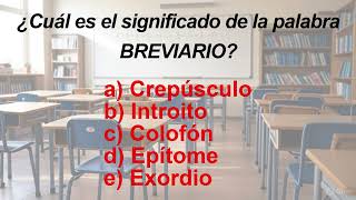 RAZONAMIENTO VERBAL SINONIMOS 26