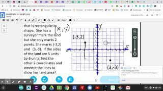 Coordinate rectangle given 2 points