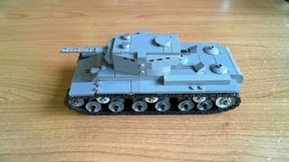 Lego KV-1 Tank Instructions (HD)