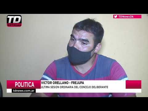 VICTOR ORELLANO   ULTIMA SESION DEL CONCEJODELIBERANTE 23 12 20