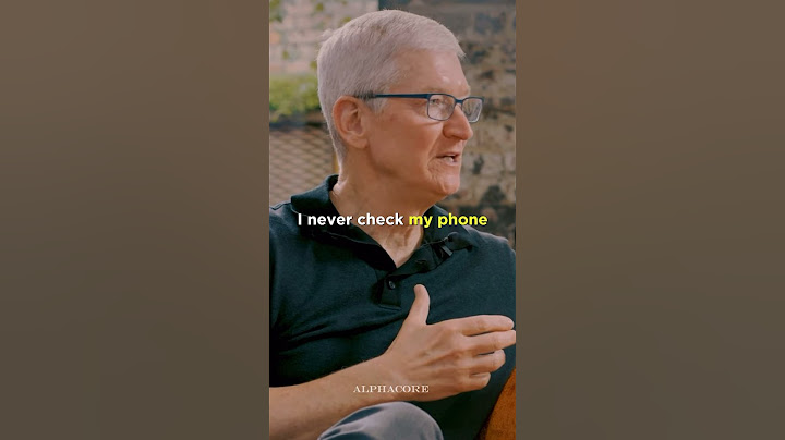 Day in a life of Tim Cook - CEO of Apple