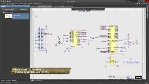 PCB Design Reuse Using Snippets in Altium Designer | PCB Routing