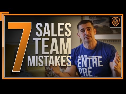 7 Mistakes Sales Managers Make