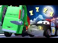 Патрулиращи коли -  Гари, Боклуджийската кола кара спейки - Града на Колите 🚓 🚒 Анимационно филмче