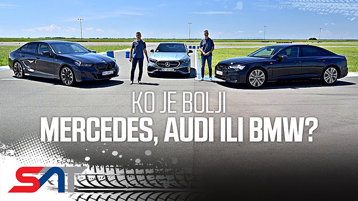 Emisija SAT: Ko je bolji – Mercedes, Audi ili BMW?
