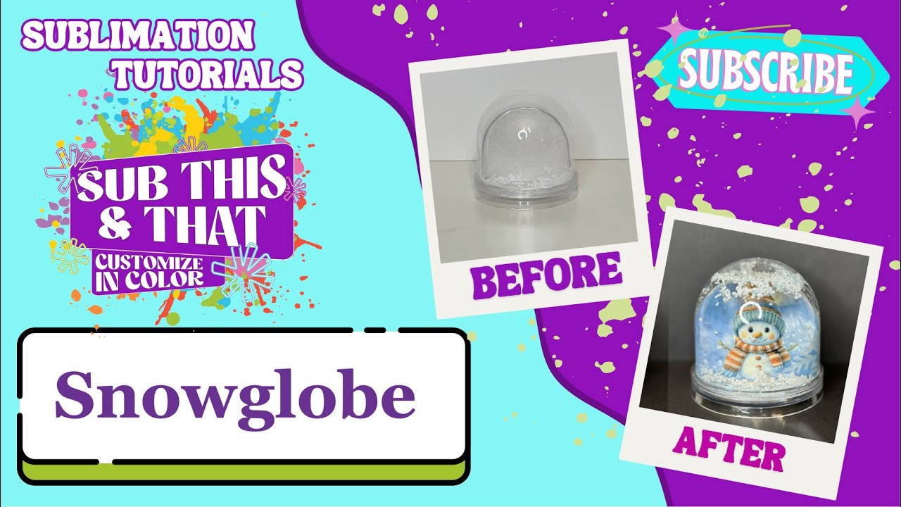 Sublimation Photo Snowglobe