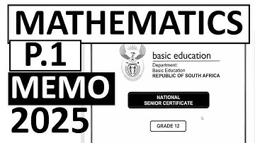 MEMO 2025 MATHEMATICS P.1  GRADE 12 FINAL EXAM (THUNDEREDUC) GRADE 12 MATHEMATICS P.1 FINAL EXAM