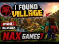 I Found a Village in Minecraft malayalam episode 1