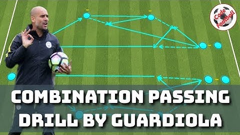 Combination passing drill by Pep Guardiola!