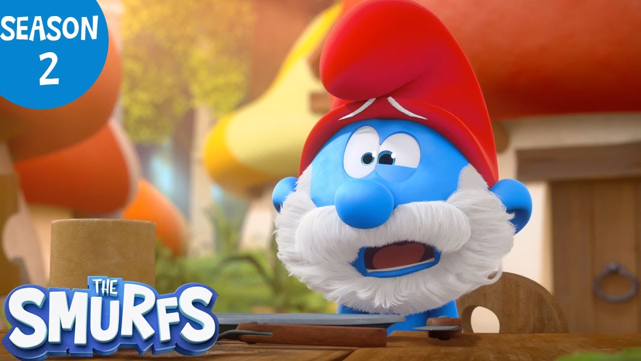 Smurfette Learns to Relax w/ Lazy Smurf! 😴 The Smurfs Full Scene