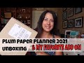 Plum Paper Planner 2021 Unboxing | Plum Paper Planner vs. Erin Condren Life Planner