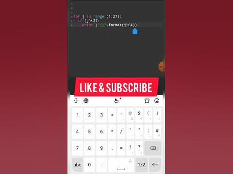 #coding how amazing writing A to z ABCD by python #shorts - YouTube