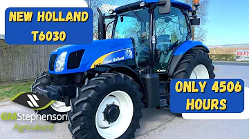 Jak těžký je traktor New Holland T6030?