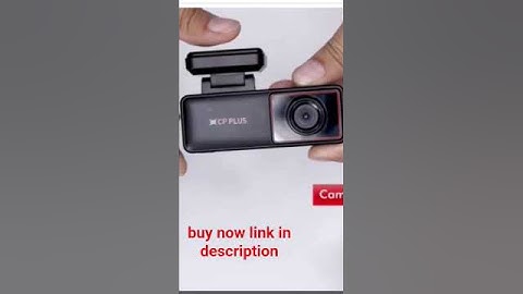 CP PLUS CarKam Car Dashcam with 1080p Full Hd Resolution | Wide View Angle | Supports G Sensor