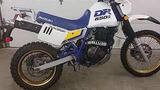 Suzuki DR650S 1990 "how to start"