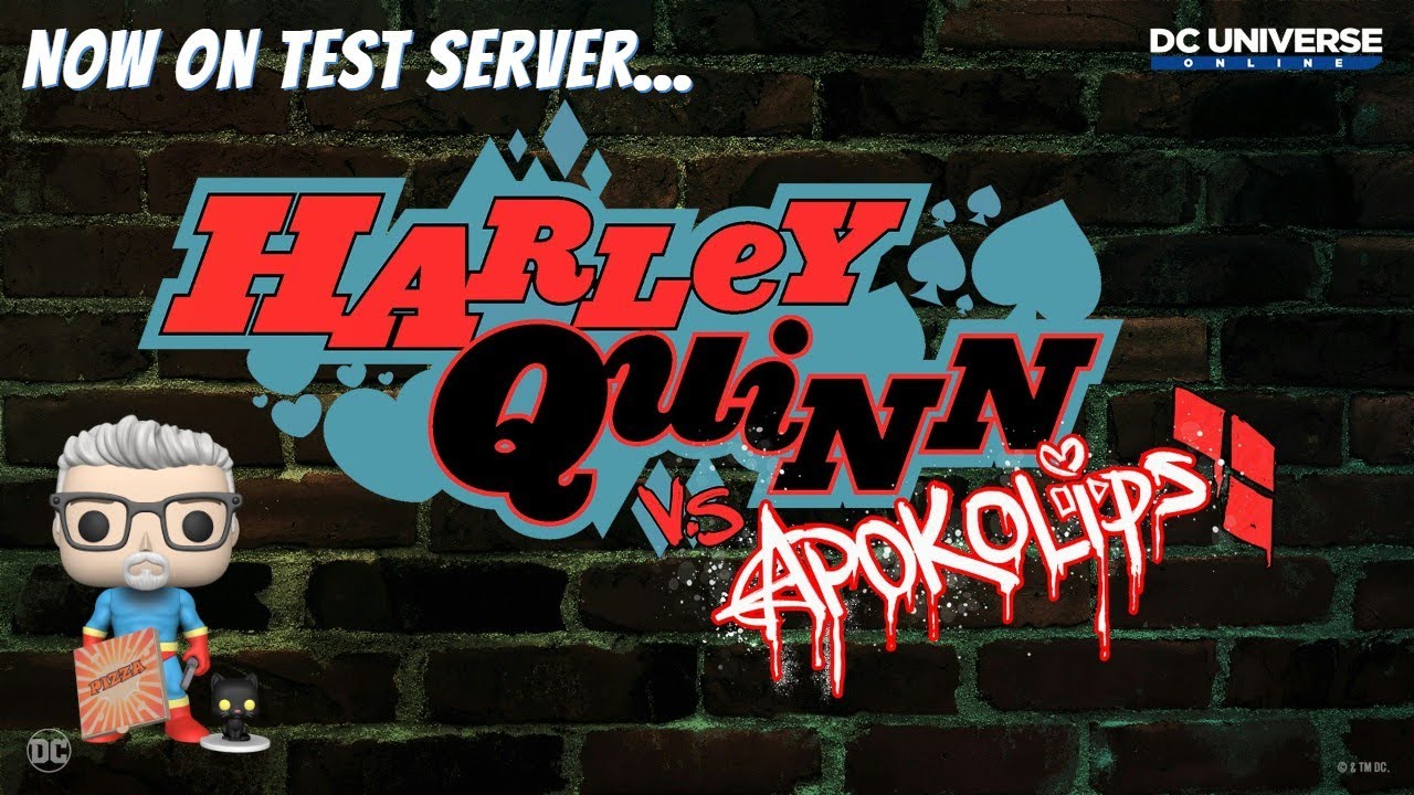 DCUO TEST SERVER Episode 48 Harley Quinn VS Apokolips Style Look and Gameplay