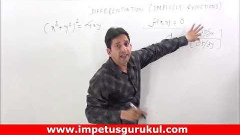 Differentiation of   Implicit Functions-2 for IIT-JEE  with  short-trick & logic