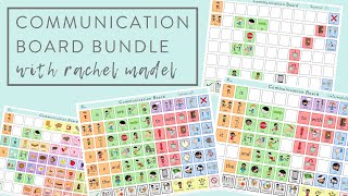 Communication Board Bundle: What's Included