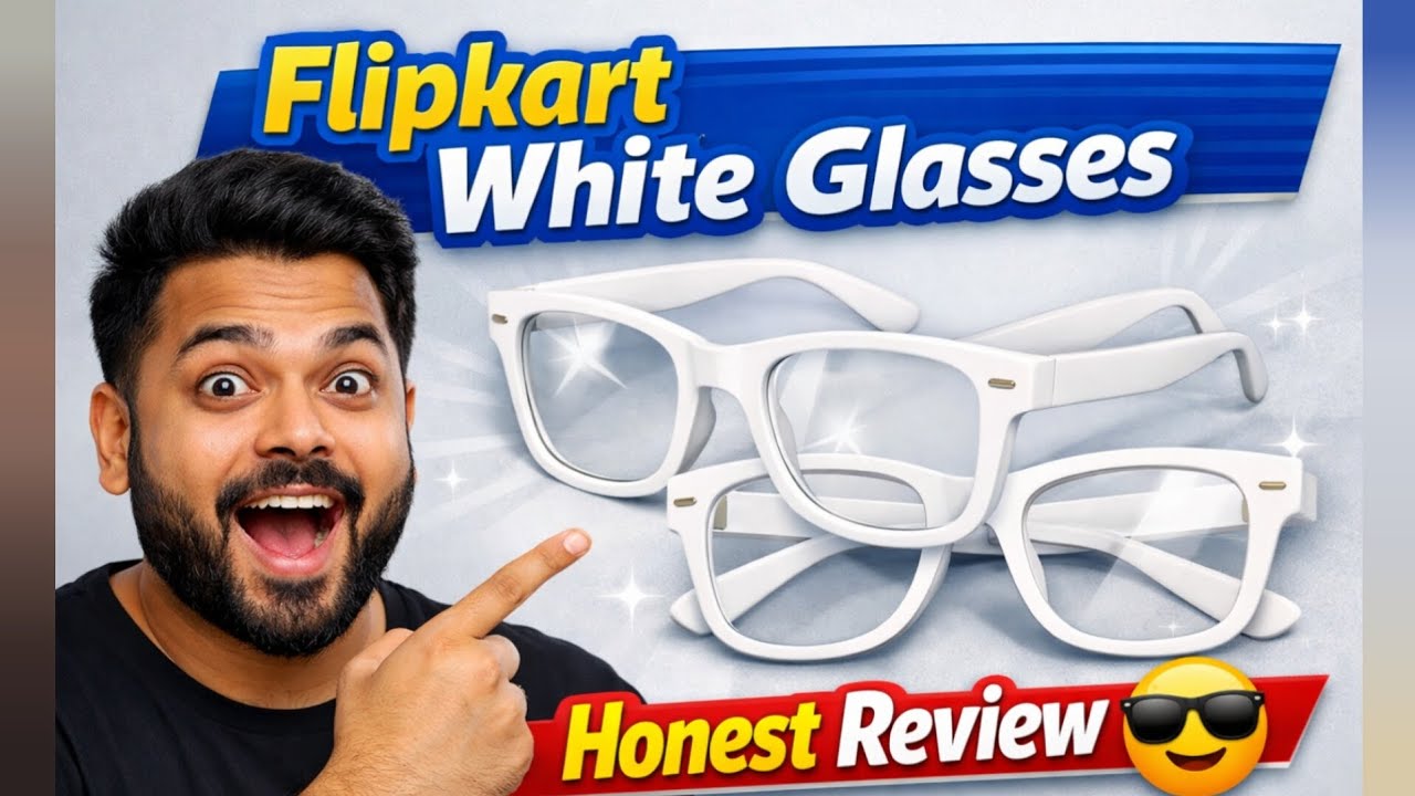 Flipkart White Glasses Review 😎 | Honest Opinion & Styling Tips