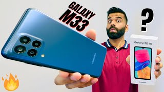 Samsung Galaxy M33 5G Unboxing & First Look | 6000 mAh | 5nm | Secure Folder 