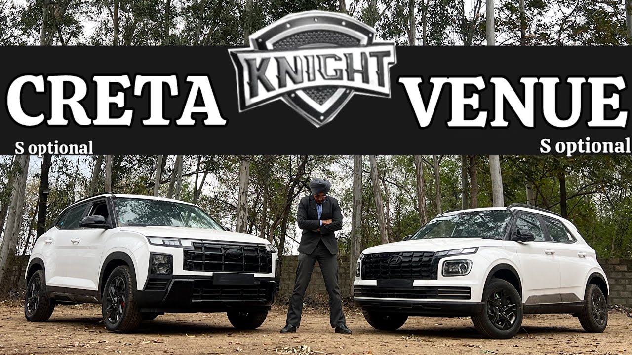 creta s optional knight edition vs venue s optional knight companion : what are differences in both