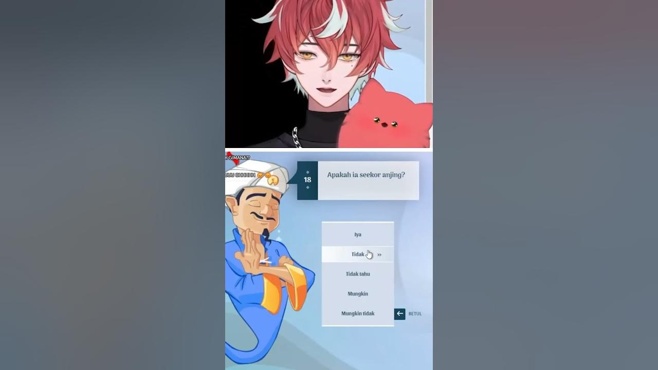 Akinator membuat VTuber cowok ini kaget #shorts Akinator membuat VTuber cowok ini kaget #shorts