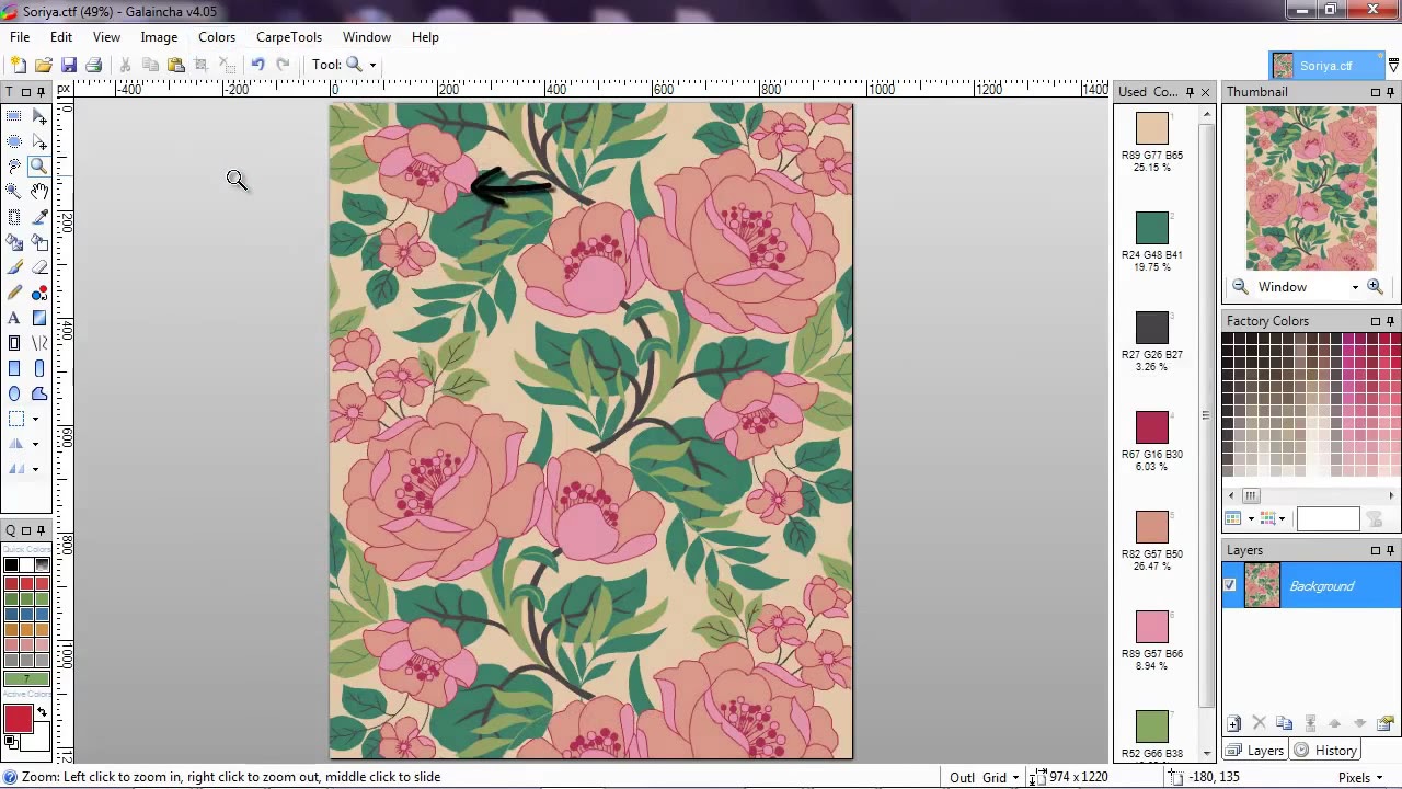 Galaincha v4.05 : Map to factory color
