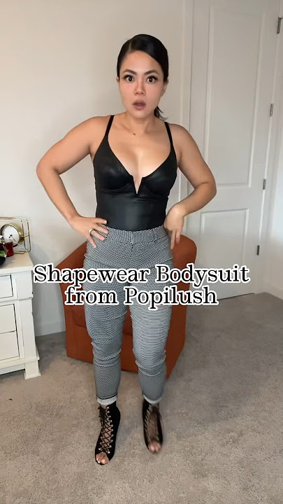 Shapewear bodysuit from Popilush. Use my discount code: Mia-15 to save. 🔗  under description. 