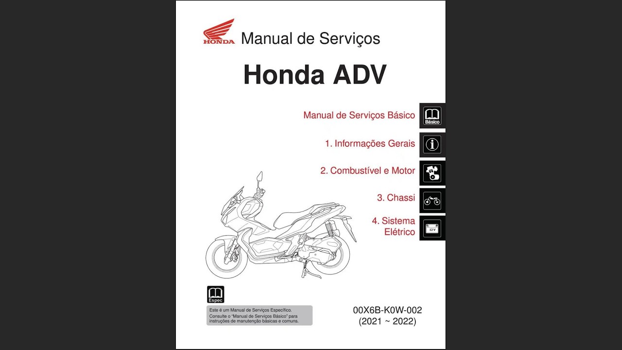 Honda ADV 150 2020-2023 Service Workshop Repair Manual Download