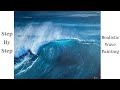 Splashing Waves STEP by STEP Acrylic Painting Tutorial (CBF Presents)