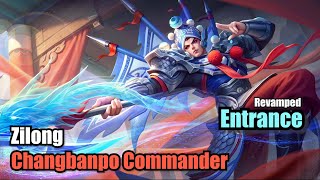Download lagu Zilong Changbanpo Commander Revamped Skin Epic Entrance (Upscale 4K) Mobile Legends #MLBBNEXTCREATOR
