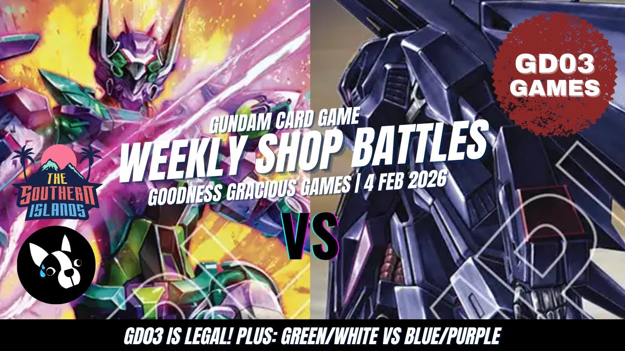Gundam Card Game | GD03 LEGAL! Gfred, Blue / Purple With The O