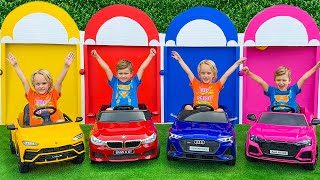 Petualangan Garasi Mobil bersama Chris - Pelajari warna untuk anak-anak