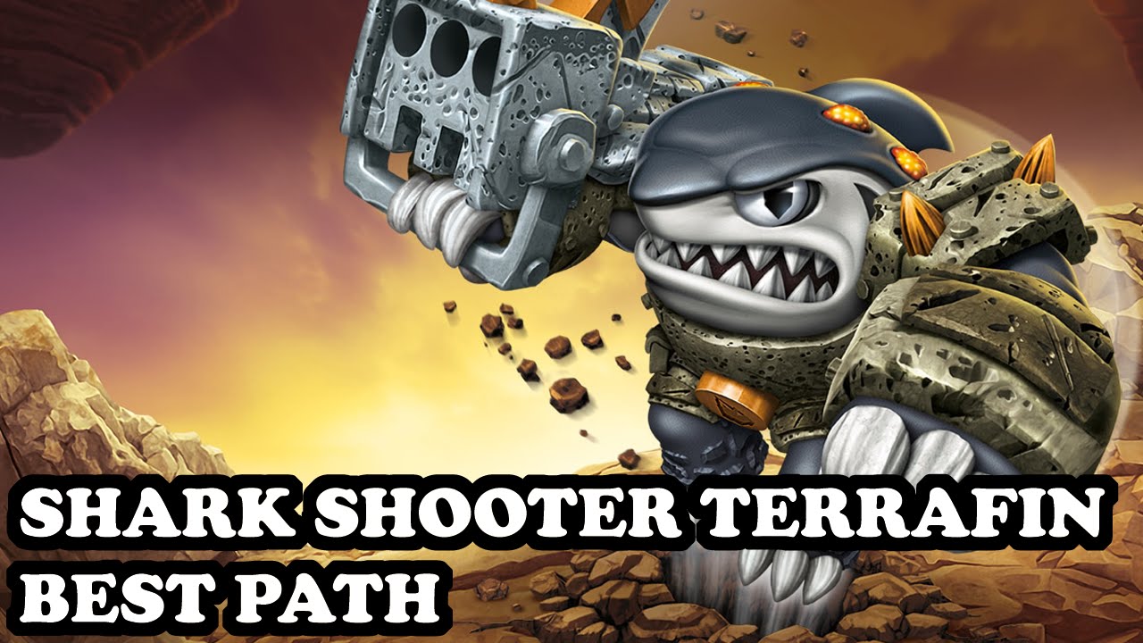 Skylanders Superchargers - Shark Shooter Terrafin - Shark Team Squadron Path - BEST PATH - GAMEPLAY