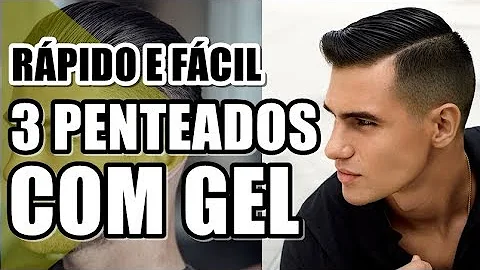 Como fazer um topete masculino com gel?