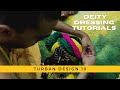 Radha syamsundar live turban tutorial10  turban making iskcon central new jersey deity dressing