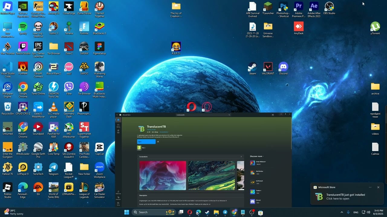 Cum să faci bara de activități transparentă în Windows 11 și 10? - Ghid pas cu pas