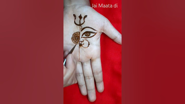 Maa Durga mehndi designs | Navratri special mehndi designs #shorts#mehndi#henna#jaimaatadi