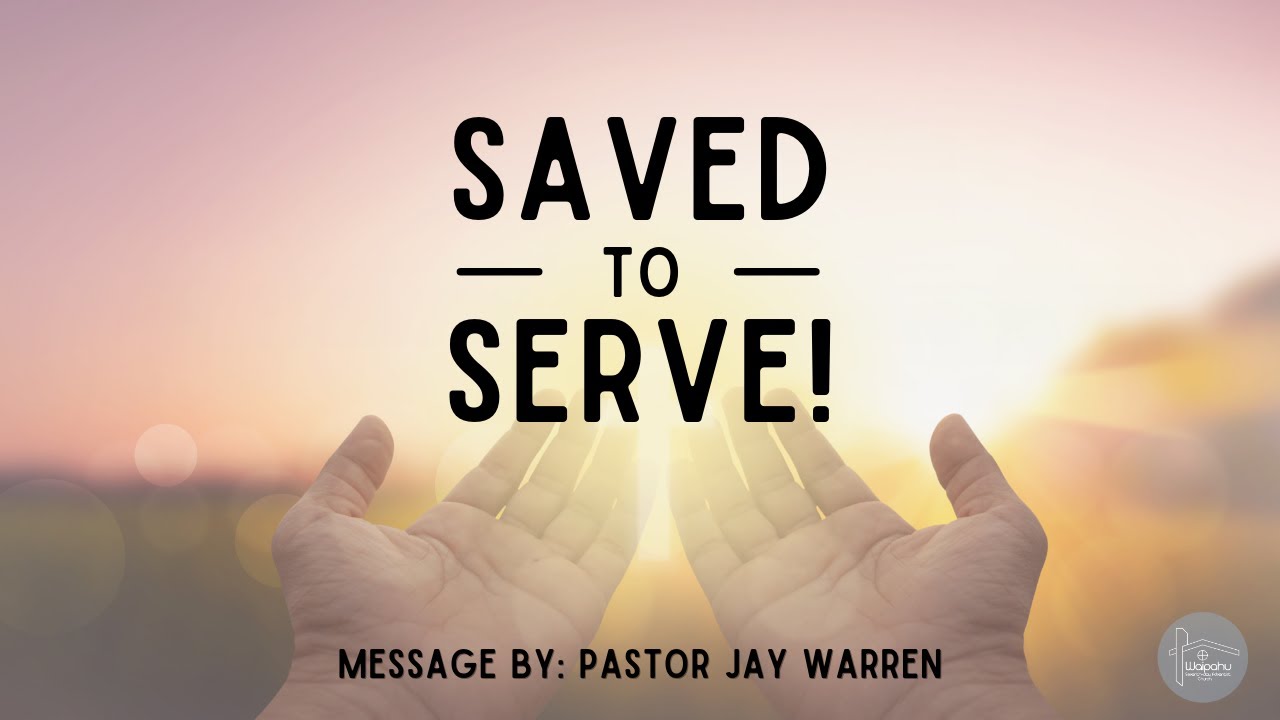 Pastor Jay Warren Saved To Serve! YouTube