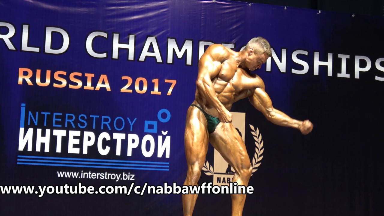 Alexander Monakov - Александр Манаков - Class 1 - Final - NABBA World Championship 2017