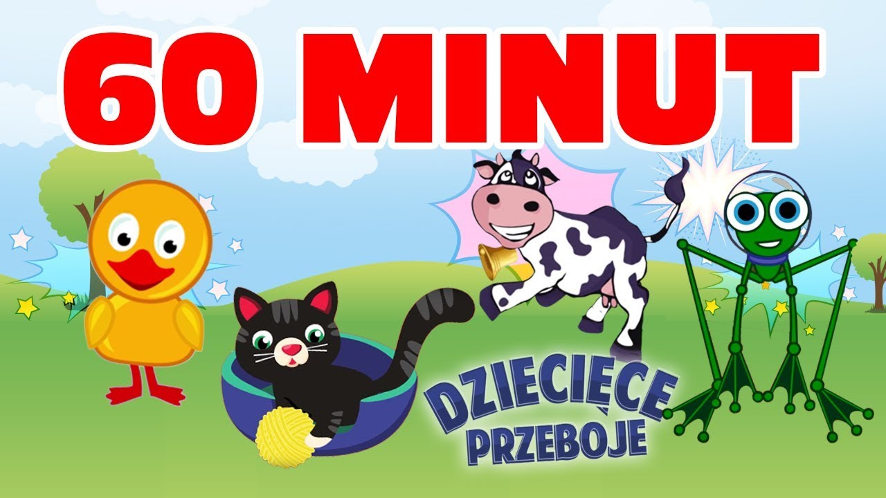 Piosenka O Jedzeniu Dla Dzieci MIX / ZWIERZAKI / DZIECIĘCE PRZEBOJE / 60 MINUT / Polskie piosenki dla