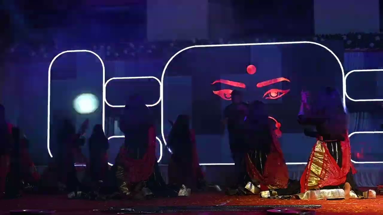 Mahakali dance #Prarthana Vidhyalaya Modasa 