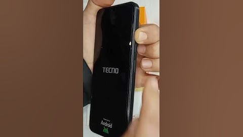 How to make a hard reset for Tecno spark 30c hard reset
