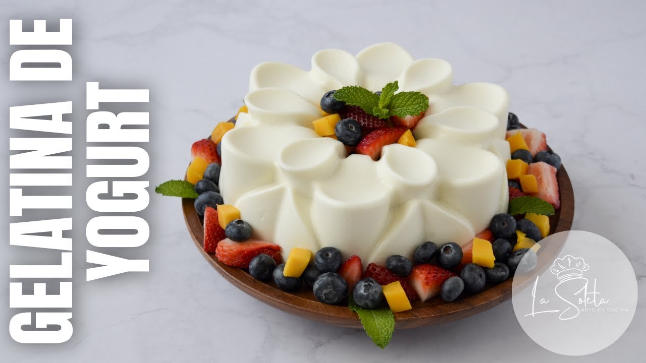 ¡Cómete la Gelatina de Yogurt sin Azucar que te dejará ¡sin palabras!