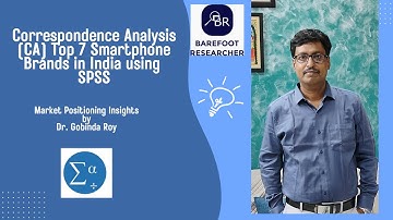 Correspondence Analysis using SPSS