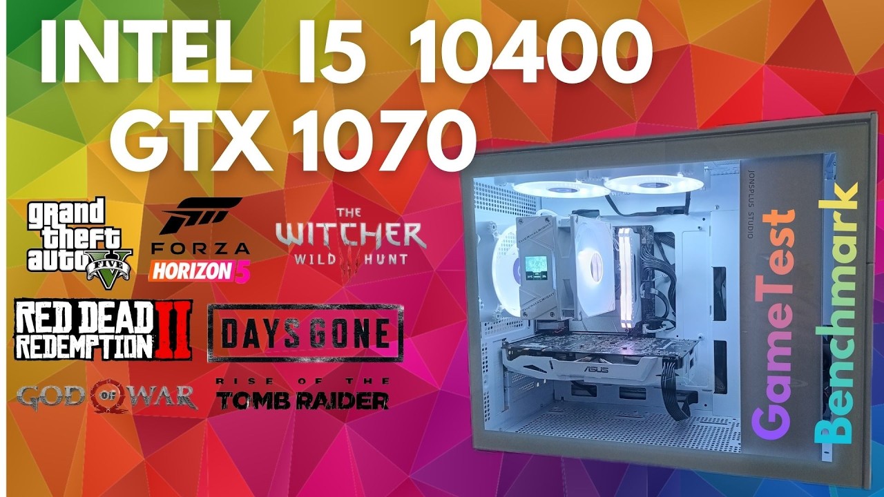 INTEL I5 10400 & GTX 1070 Game test & Benchmark - YouTube
